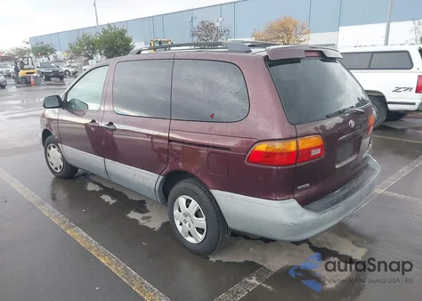 2000 Toyota Sienna Le z USA, uszkodzony, nr VIN 4T3ZF13C5YU310749